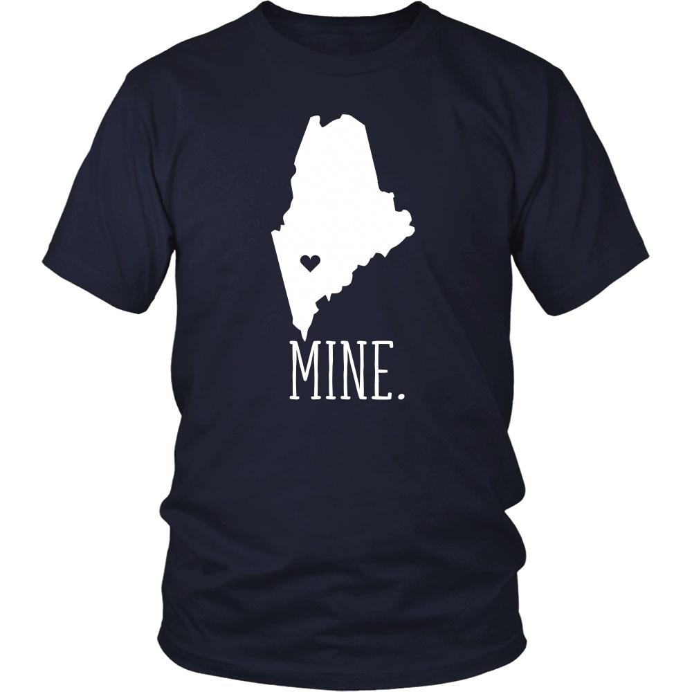 State T Shirt - Maine Mine-T-shirt-Teelime | shirts-hoodies-mugs