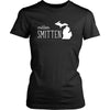 State T Shirt - Michigan Mitten Smitten-T-shirt-Teelime | shirts-hoodies-mugs