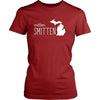 State T Shirt - Michigan Mitten Smitten-T-shirt-Teelime | shirts-hoodies-mugs