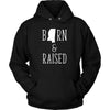 State T Shirt - Mississippi Born and Raised-T-shirt-Teelime | shirts-hoodies-mugs