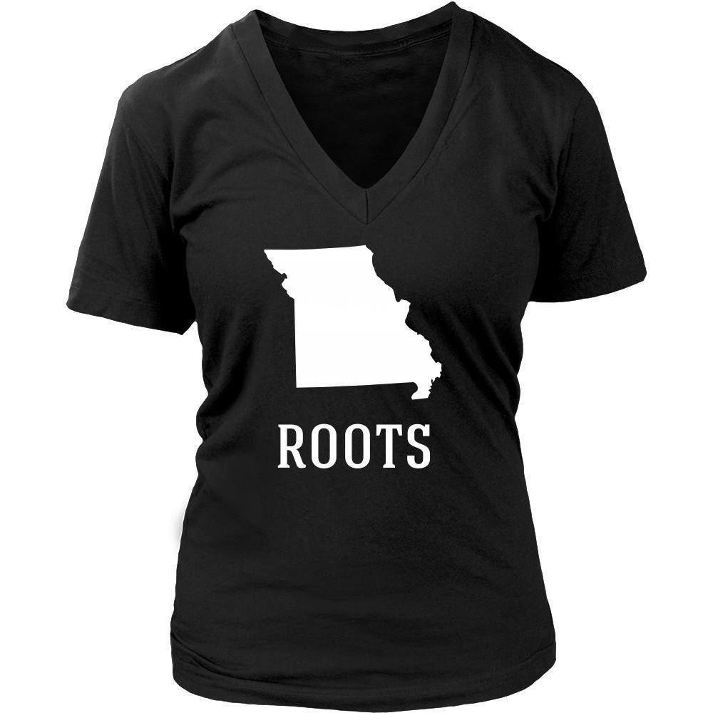 State T Shirt - Missouri Roots-T-shirt-Teelime | shirts-hoodies-mugs