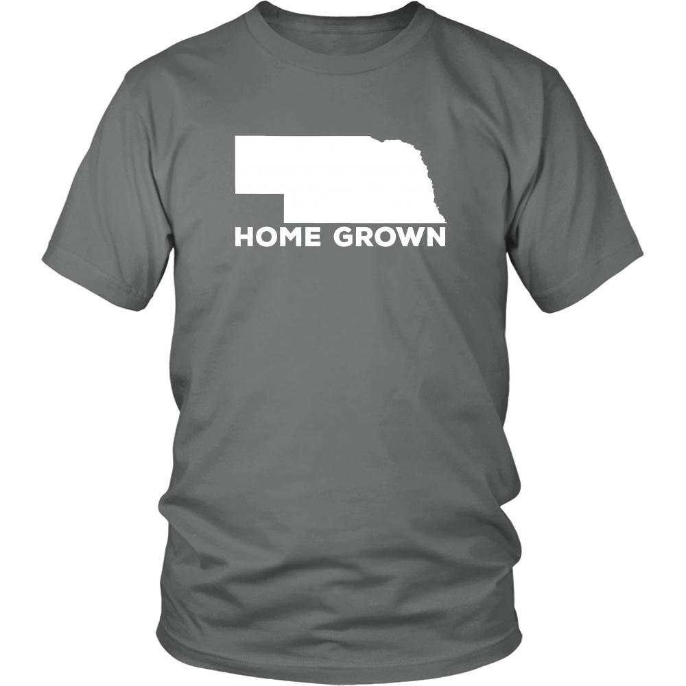 State T Shirt - Nebraska Home Grown-T-shirt-Teelime | shirts-hoodies-mugs