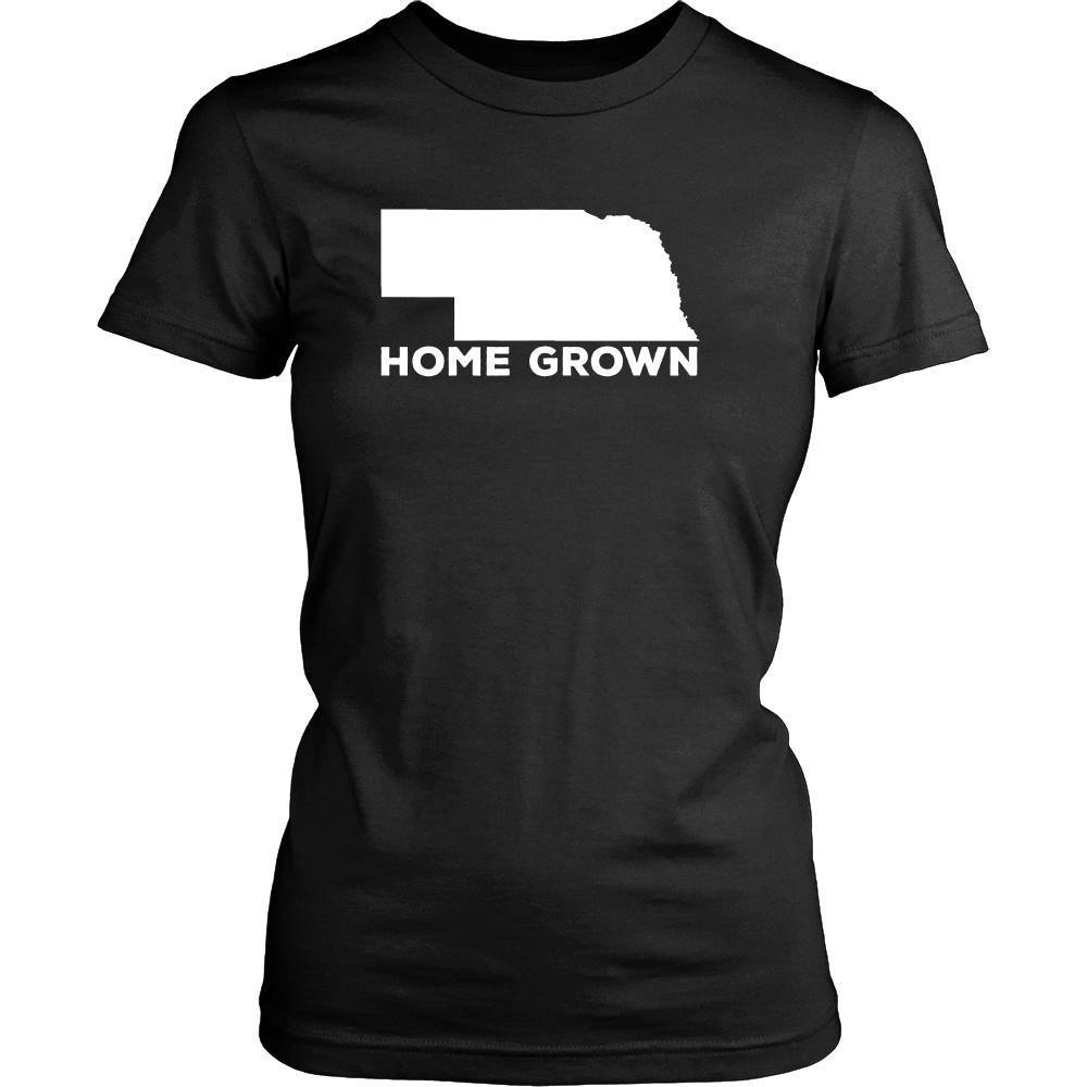 State T Shirt - Nebraska Home Grown-T-shirt-Teelime | shirts-hoodies-mugs