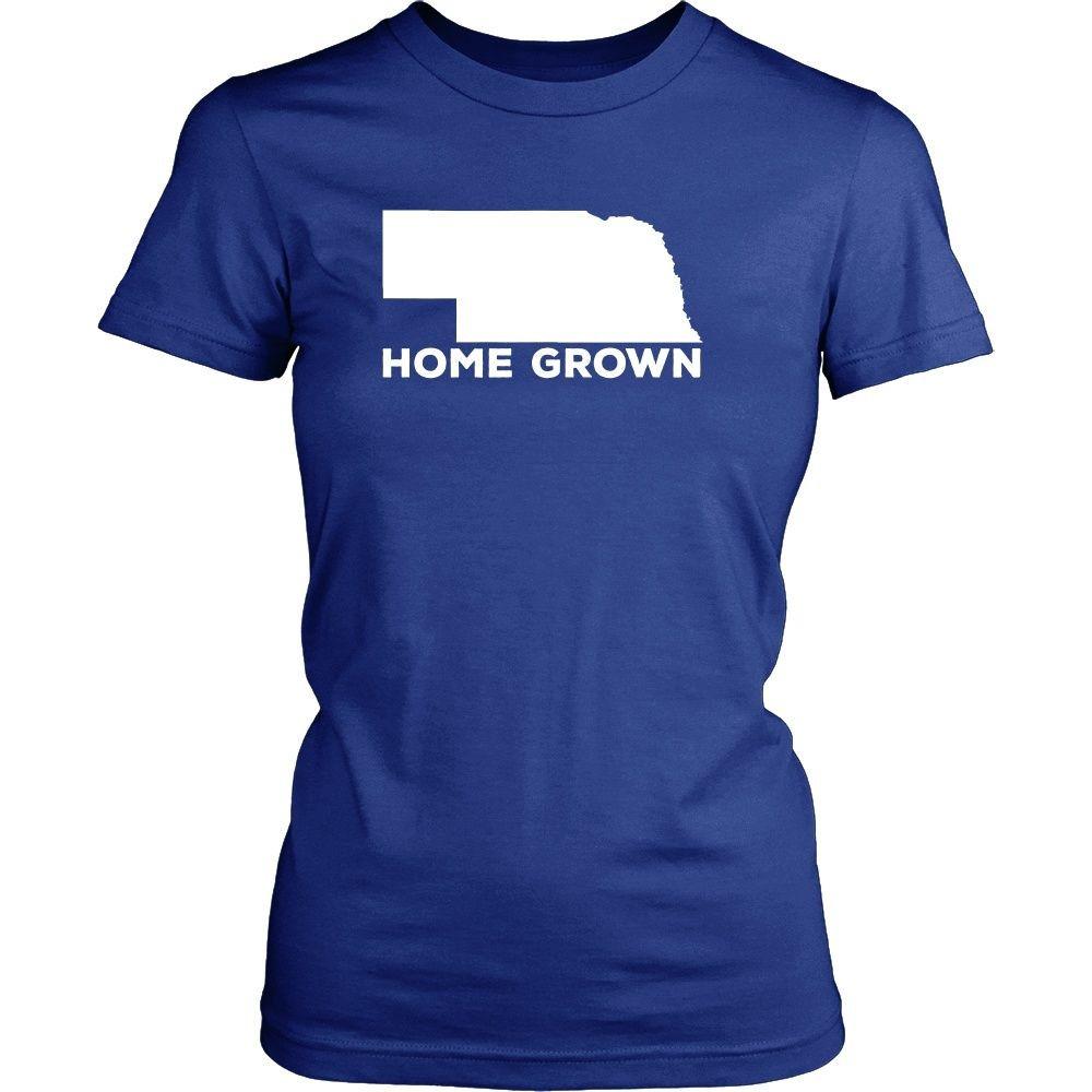 State T Shirt - Nebraska Home Grown-T-shirt-Teelime | shirts-hoodies-mugs