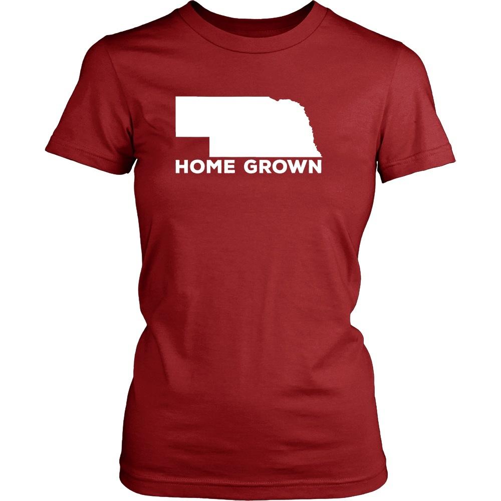 State T Shirt - Nebraska Home Grown-T-shirt-Teelime | shirts-hoodies-mugs