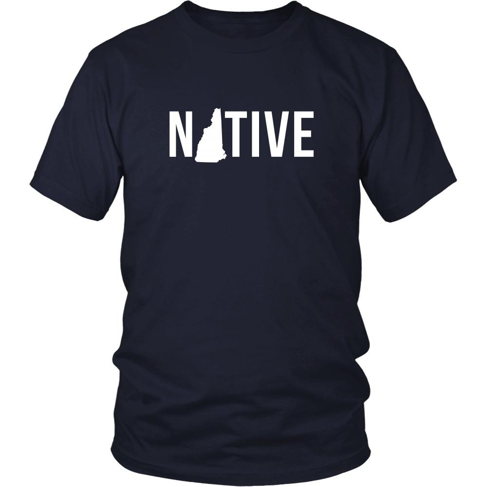 State T Shirt - New Hampshire Native-T-shirt-Teelime | shirts-hoodies-mugs