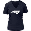 State T Shirt - North Carolina Love-T-shirt-Teelime | shirts-hoodies-mugs