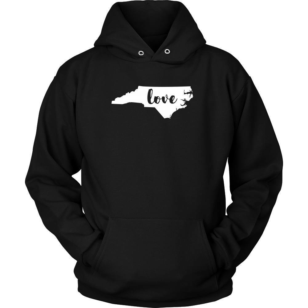 State T Shirt - North Carolina Love-T-shirt-Teelime | shirts-hoodies-mugs