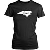 State T Shirt - North Carolina Love-T-shirt-Teelime | shirts-hoodies-mugs