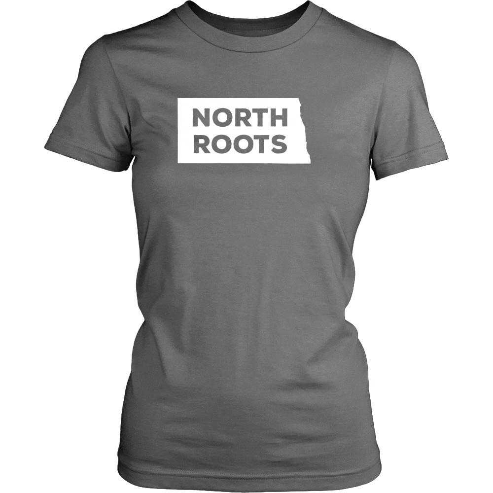State T Shirt - North Dakota North Roots-T-shirt-Teelime | shirts-hoodies-mugs