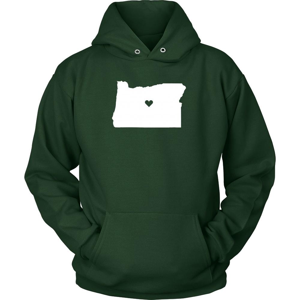 State T Shirt - Oregon Love-T-shirt-Teelime | shirts-hoodies-mugs
