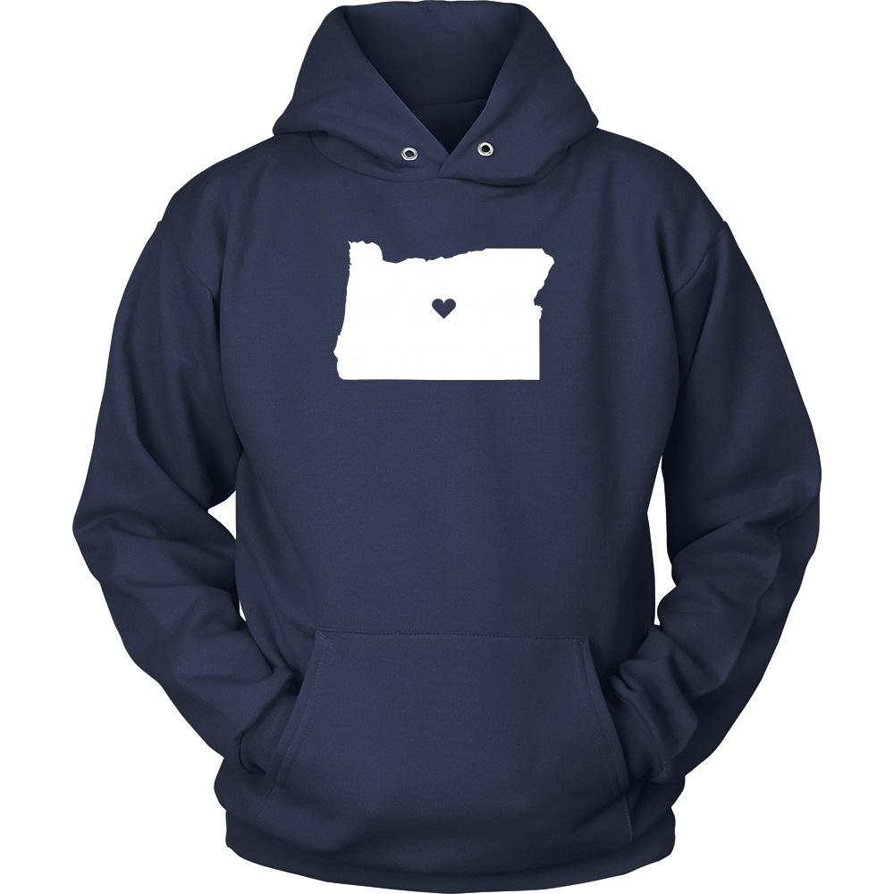 State T Shirt - Oregon Love-T-shirt-Teelime | shirts-hoodies-mugs