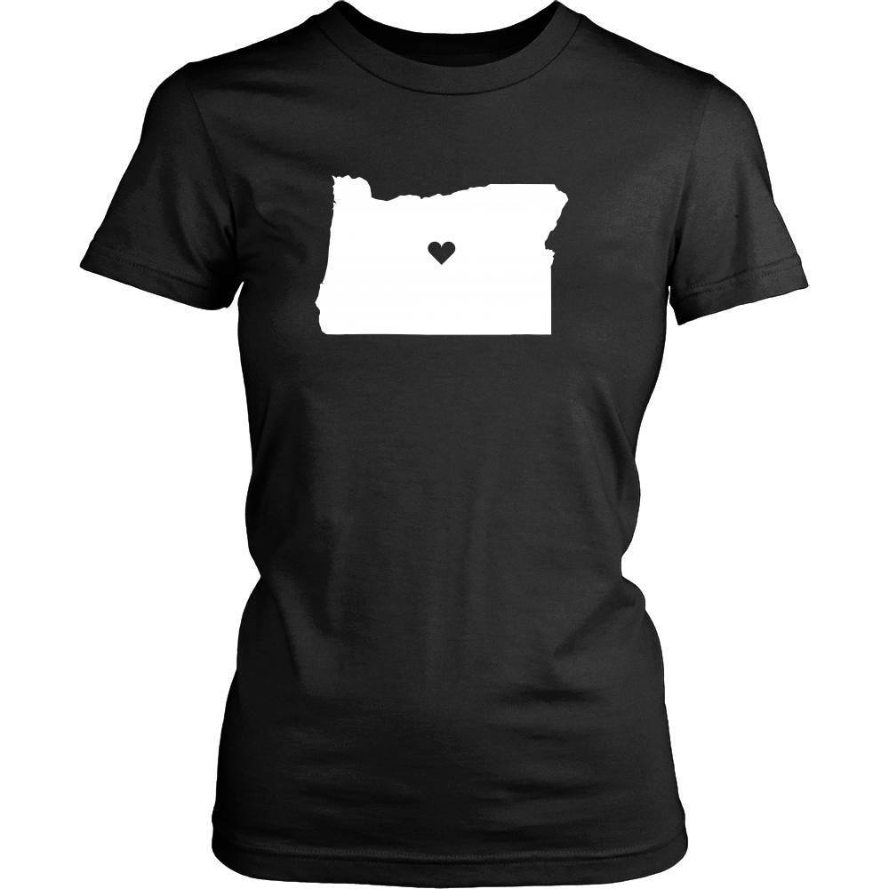 State T Shirt - Oregon Love-T-shirt-Teelime | shirts-hoodies-mugs