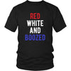 State T Shirt - Red White and Boozed-T-shirt-Teelime | shirts-hoodies-mugs