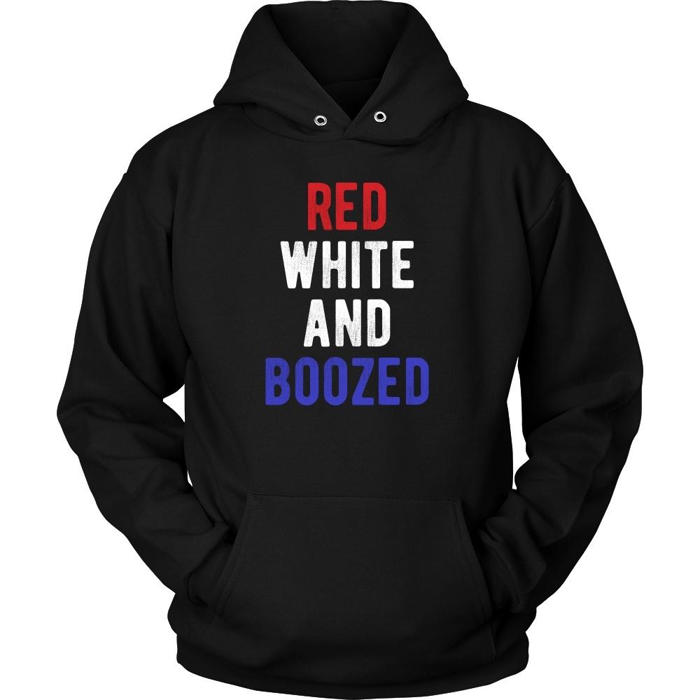 State T Shirt - Red White and Boozed-T-shirt-Teelime | shirts-hoodies-mugs