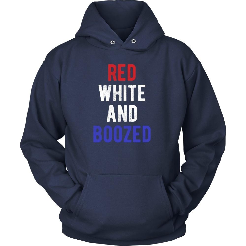 State T Shirt - Red White and Boozed-T-shirt-Teelime | shirts-hoodies-mugs