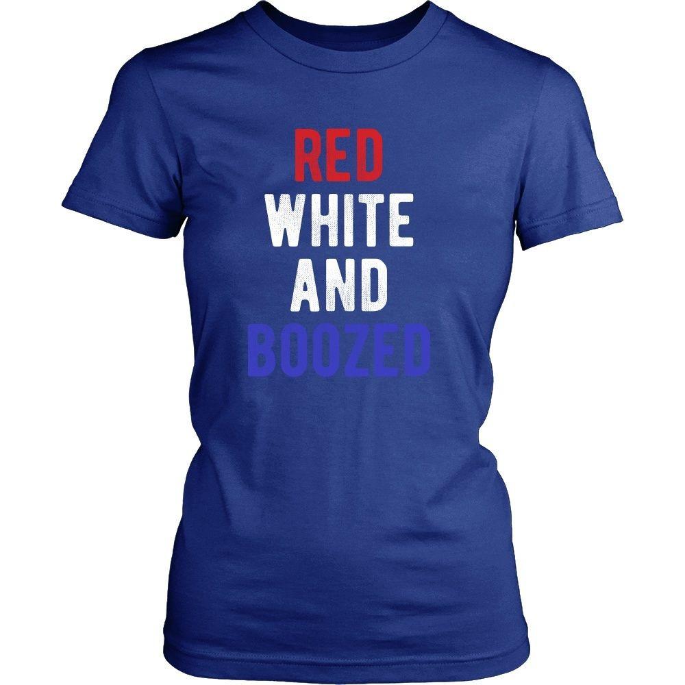 State T Shirt - Red White and Boozed-T-shirt-Teelime | shirts-hoodies-mugs