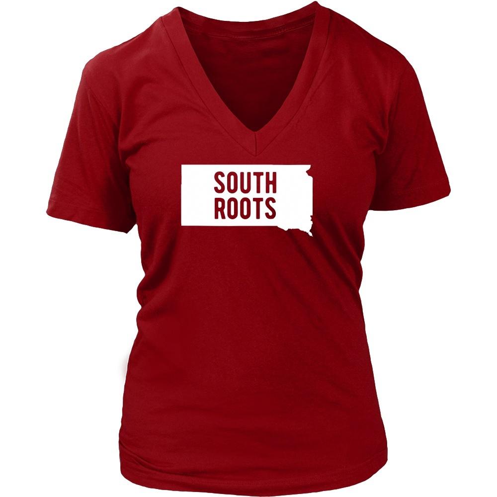 State T Shirt - South Dakota South Roots-T-shirt-Teelime | shirts-hoodies-mugs