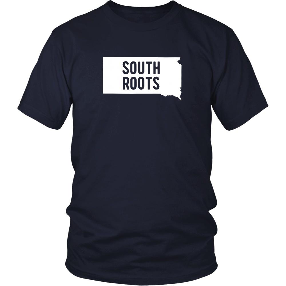 State T Shirt - South Dakota South Roots-T-shirt-Teelime | shirts-hoodies-mugs