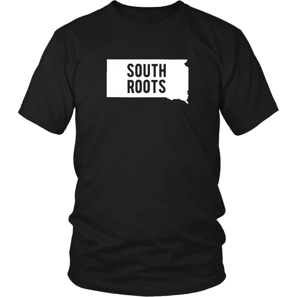 State T Shirt - South Dakota South Roots-T-shirt-Teelime | shirts-hoodies-mugs