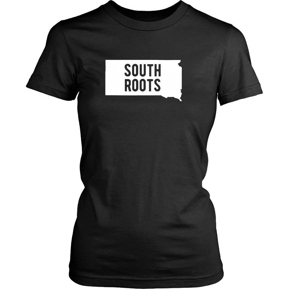 State T Shirt - South Dakota South Roots-T-shirt-Teelime | shirts-hoodies-mugs