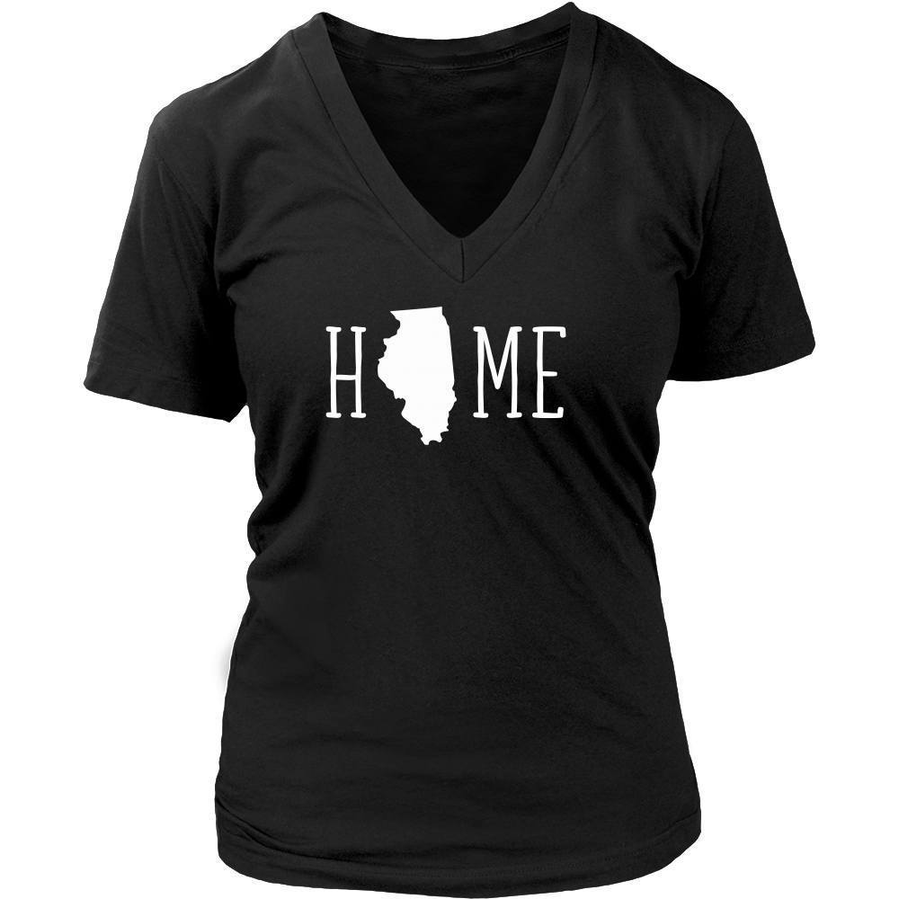 State T Shirt - Sweet Home Illinois-T-shirt-Teelime | shirts-hoodies-mugs