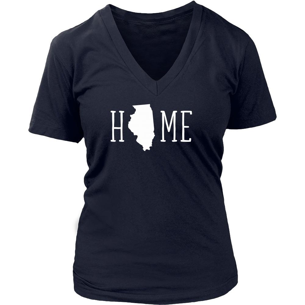 State T Shirt - Sweet Home Illinois-T-shirt-Teelime | shirts-hoodies-mugs