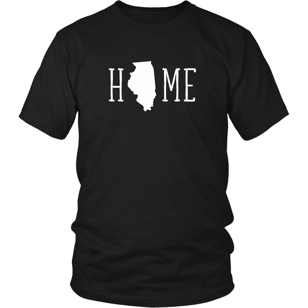 State T Shirt - Sweet Home Illinois-T-shirt-Teelime | shirts-hoodies-mugs