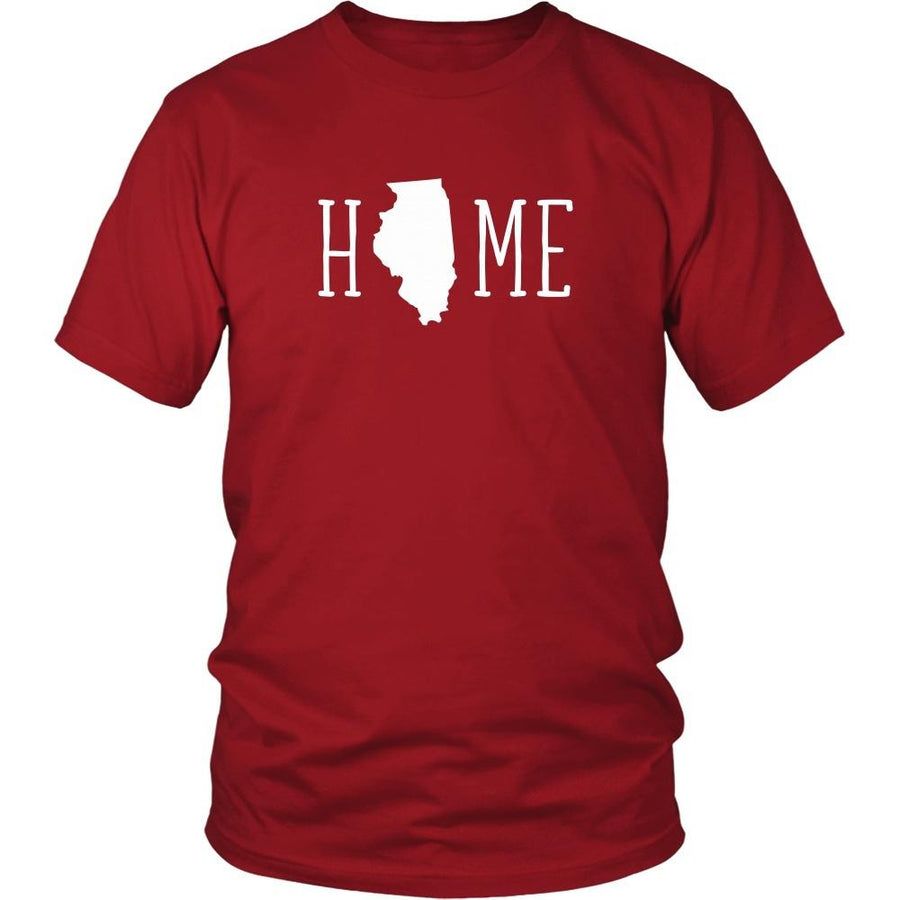 State T Shirt - Sweet Home Illinois-T-shirt-Teelime | shirts-hoodies-mugs