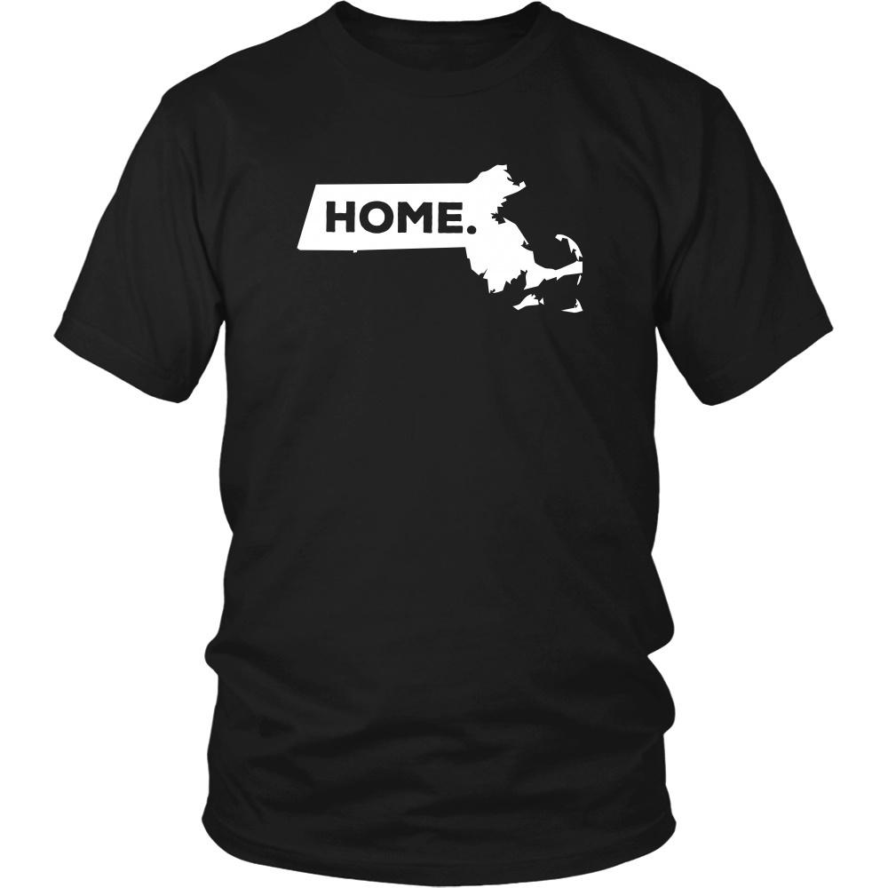 State T Shirt - Sweet Home Massachusetts-T-shirt-Teelime | shirts-hoodies-mugs