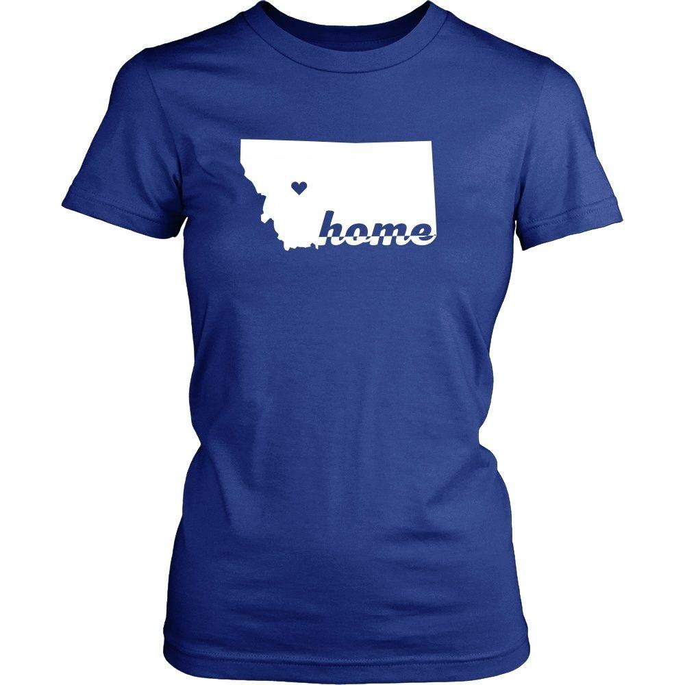State T Shirt - Sweet Home Montana-T-shirt-Teelime | shirts-hoodies-mugs