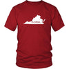 State T Shirt - Sweet Home Virginia-T-shirt-Teelime | shirts-hoodies-mugs
