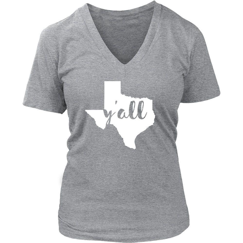 State T Shirt - Texas Y'all-T-shirt-Teelime | shirts-hoodies-mugs