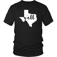 State T Shirt - Texas Y'all - Teelime | Unique t-shirts