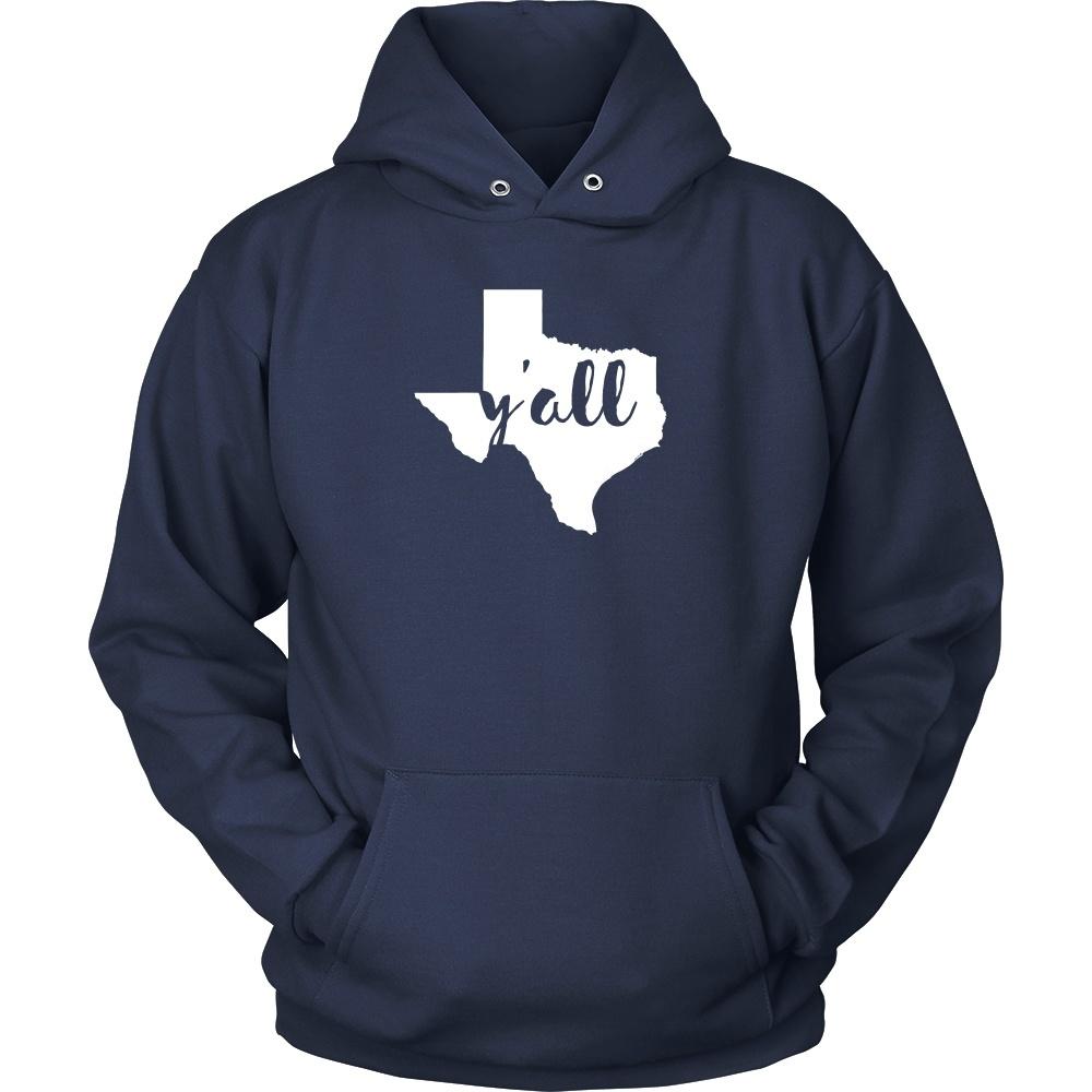 State T Shirt - Texas Y'all-T-shirt-Teelime | shirts-hoodies-mugs