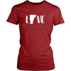 State T Shirt - Vermont Love-T-shirt-Teelime | shirts-hoodies-mugs