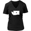 State T Shirt - Washington Love-T-shirt-Teelime | shirts-hoodies-mugs