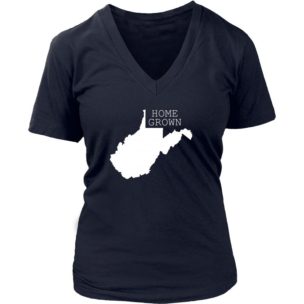 State T Shirt - West Virginia Home Grown-T-shirt-Teelime | shirts-hoodies-mugs