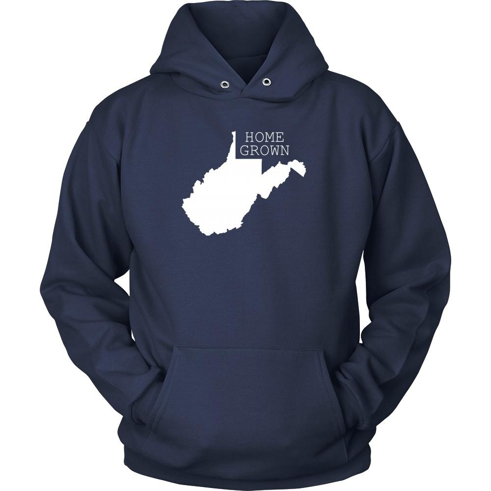 State T Shirt - West Virginia Home Grown-T-shirt-Teelime | shirts-hoodies-mugs