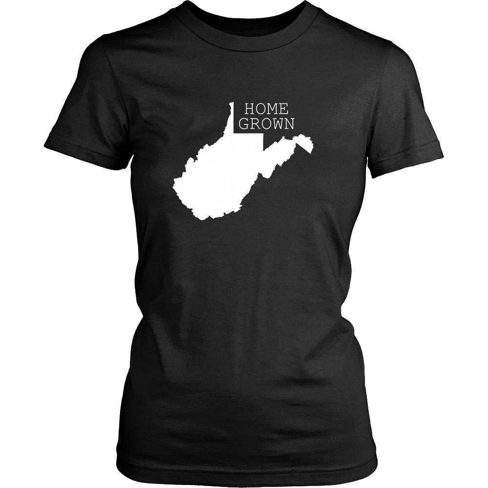 State T Shirt - West Virginia Home Grown-T-shirt-Teelime | shirts-hoodies-mugs