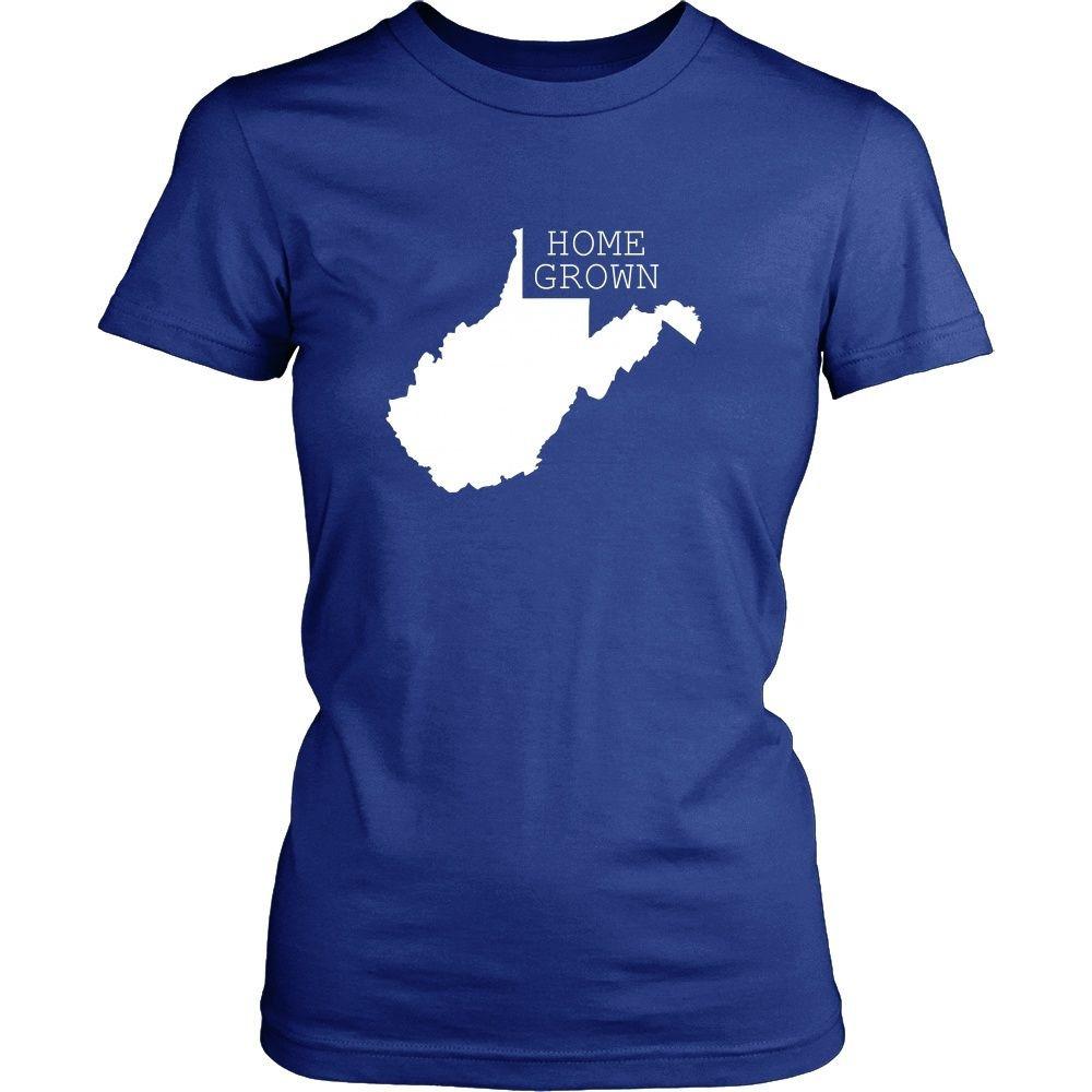 State T Shirt - West Virginia Home Grown-T-shirt-Teelime | shirts-hoodies-mugs