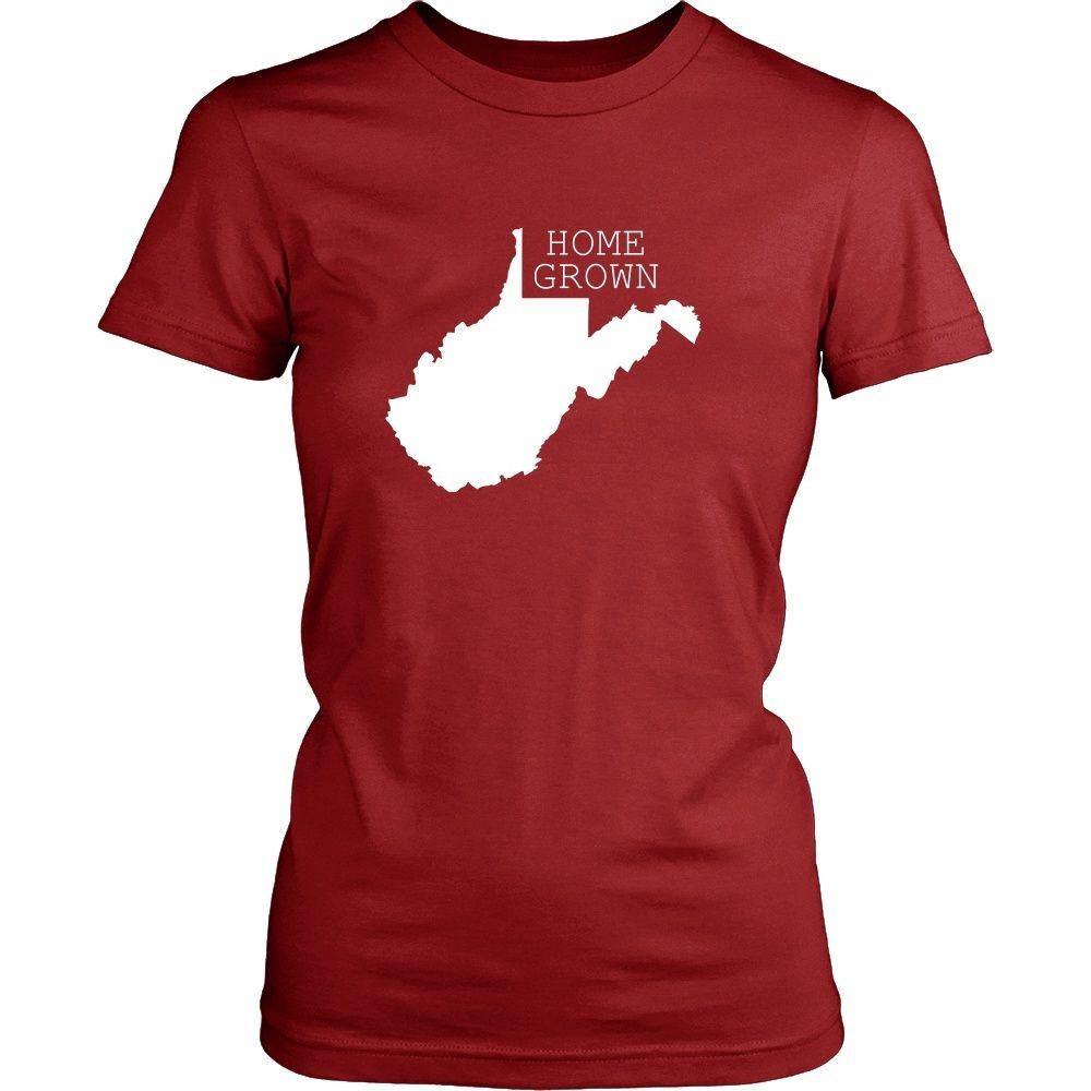 State T Shirt - West Virginia Home Grown-T-shirt-Teelime | shirts-hoodies-mugs