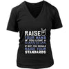 Statistician Shirt - Raise your hand if you love Statistician, if not raise your standards - Profession Gift-T-shirt-Teelime | shirts-hoodies-mugs