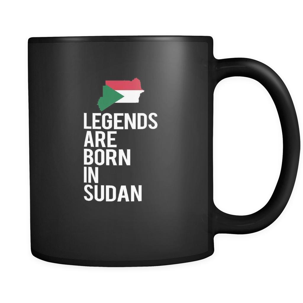 Sudan Legends are born in Sudan 11oz Black Mug-Drinkware-Teelime | shirts-hoodies-mugs