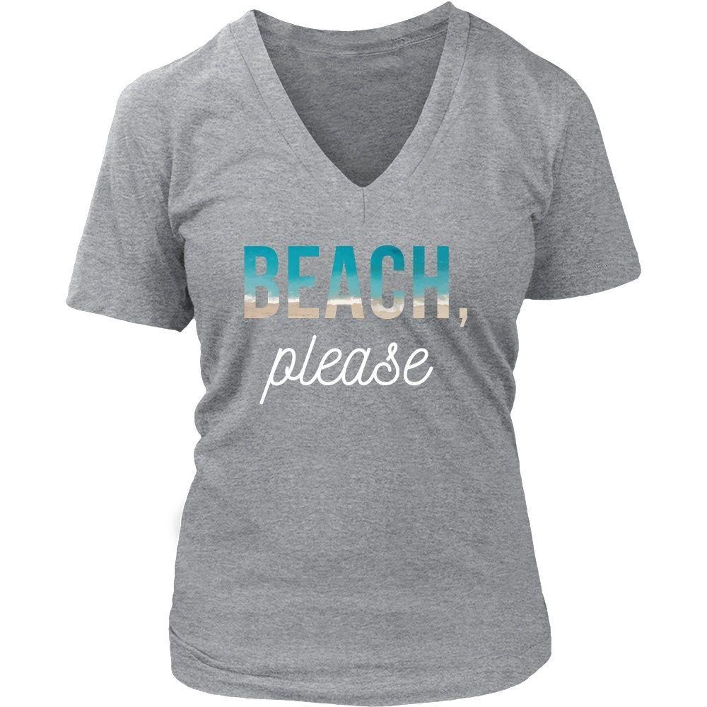 Summer T Shirt - Beach, please-T-shirt-Teelime | shirts-hoodies-mugs