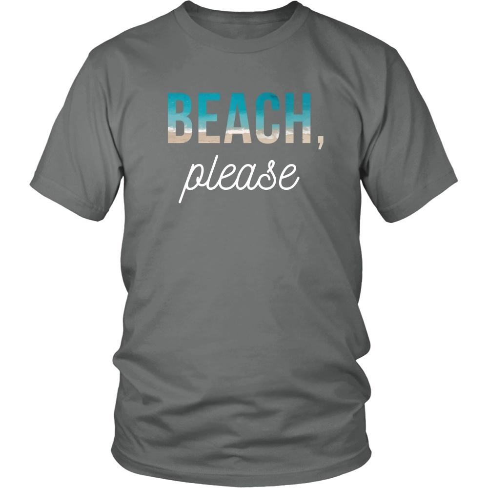 Summer T Shirt - Beach, please-T-shirt-Teelime | shirts-hoodies-mugs