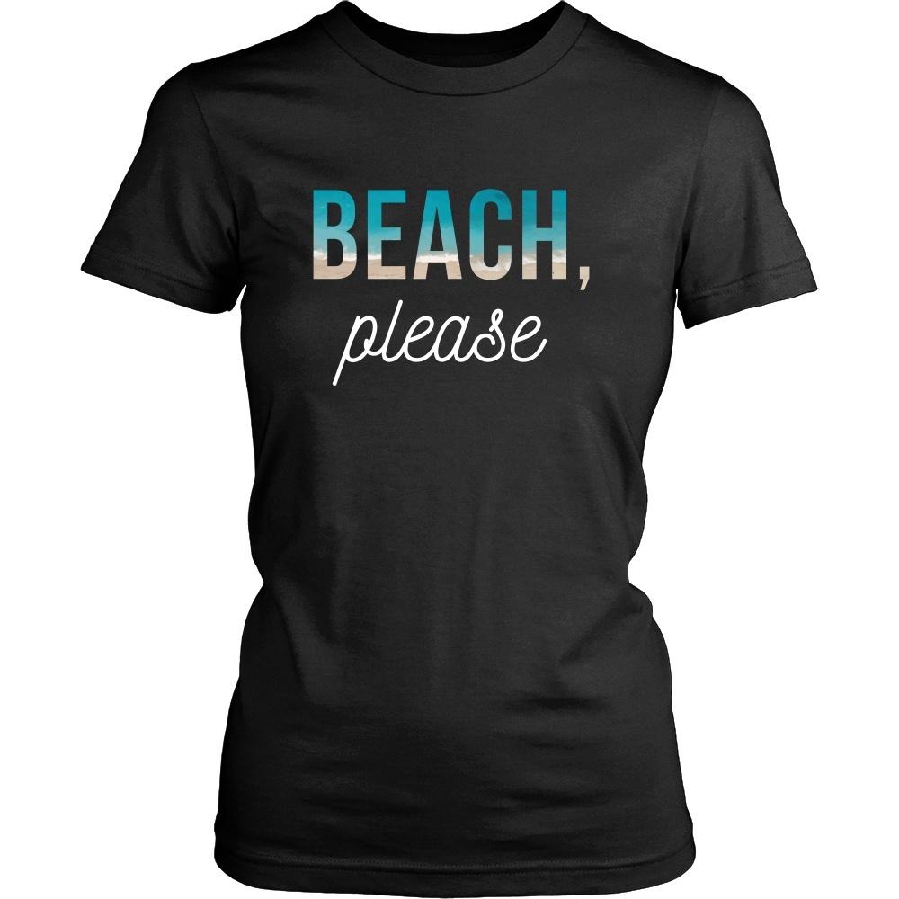 Summer T Shirt - Beach, please-T-shirt-Teelime | shirts-hoodies-mugs