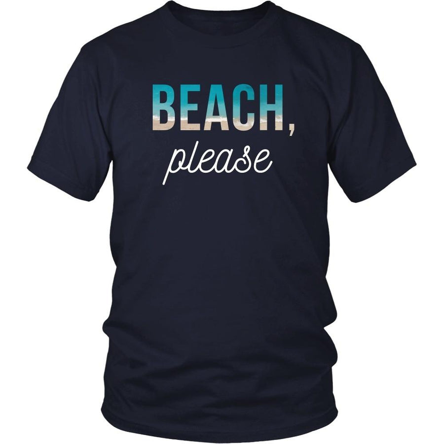 Summer T Shirt - Beach, please-T-shirt-Teelime | shirts-hoodies-mugs