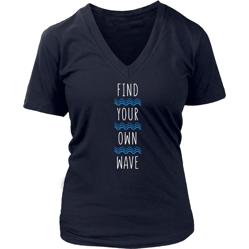 Surf T Shirt - Find your own wave-T-shirt-Teelime | shirts-hoodies-mugs