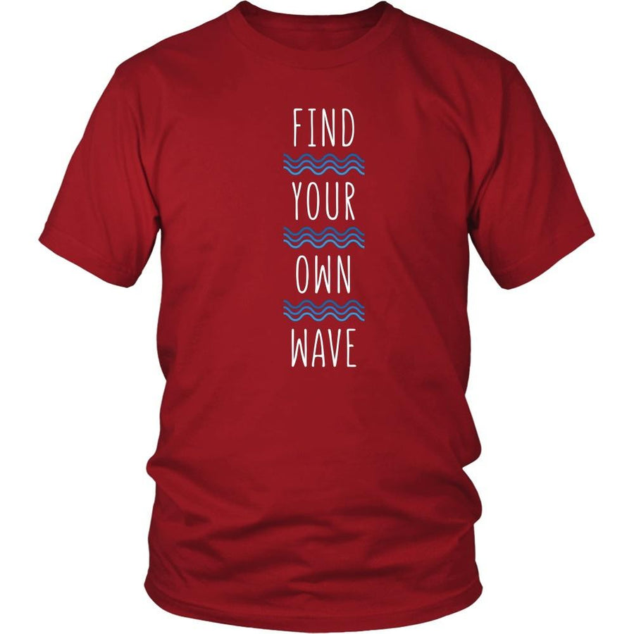 Surf T Shirt - Find your own wave-T-shirt-Teelime | shirts-hoodies-mugs